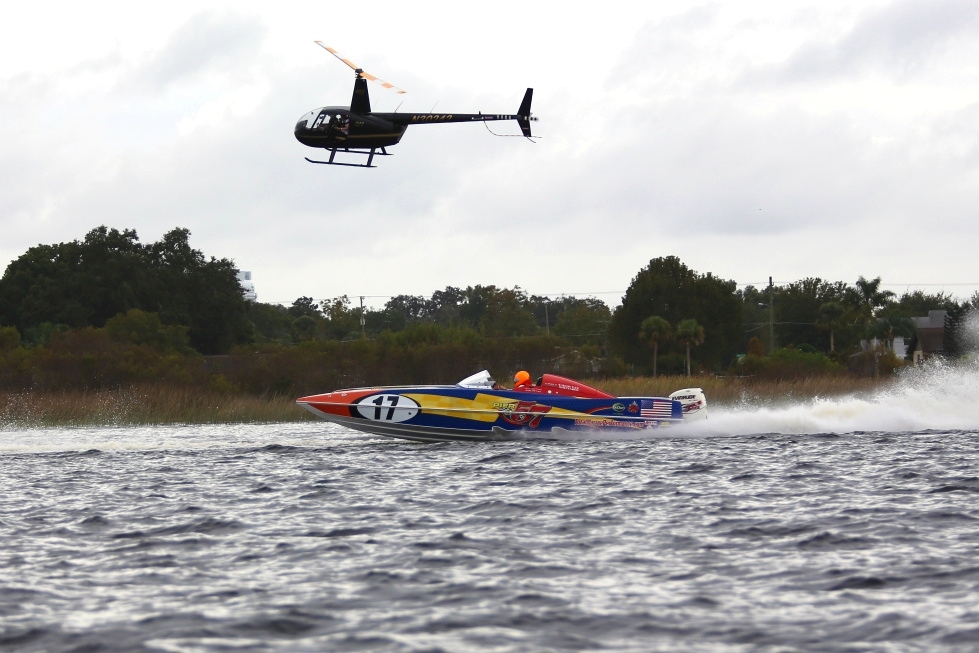 P1 SuperStock Powerboat Races for Greenlight TV Red Dog Helicopters 