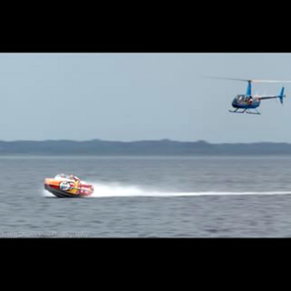 P1 SuperStock Powerboat Races for Greenlight TV Red Dog Helicopters 