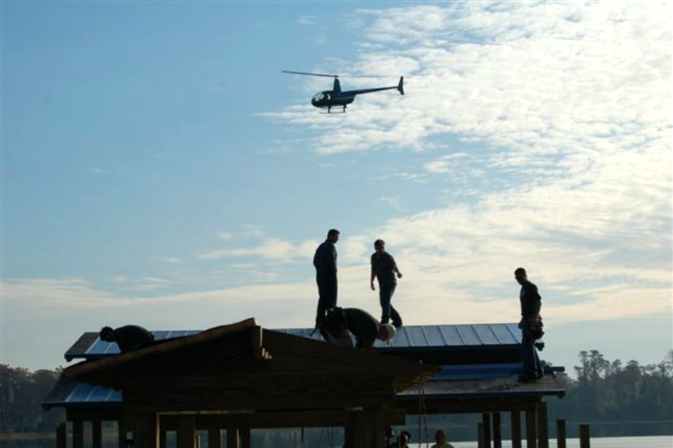  Filming The Aerial Shots | DIY Network TV Series Red Dog Helicopters 