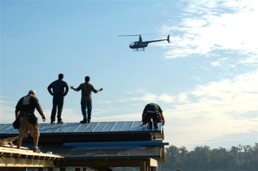  Filming The Aerial Shots | DIY Network TV Series Red Dog Helicopters 