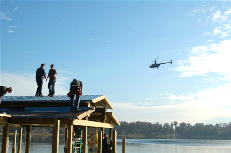  Filming The Aerial Shots | DIY Network TV Series Red Dog Helicopters 