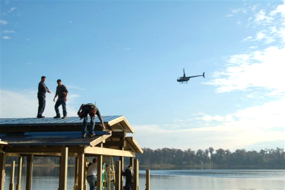  Filming The Aerial Shots | DIY Network TV Series Red Dog Helicopters 