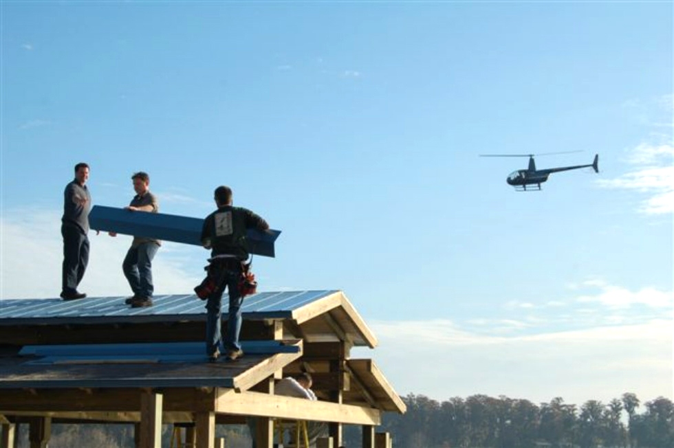  Filming The Aerial Shots | DIY Network TV Series Red Dog Helicopters 