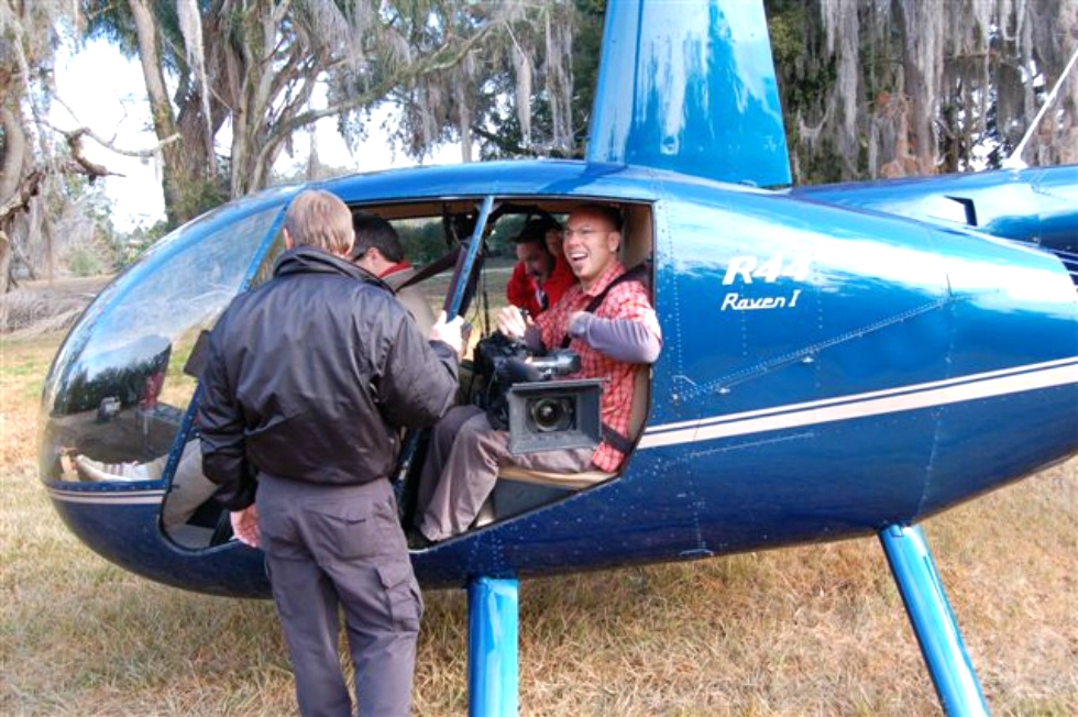  Filming The Aerial Shots | DIY Network TV Series Red Dog Helicopters 