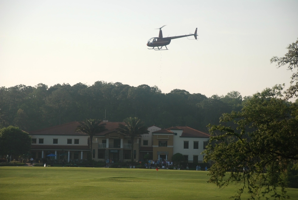 Golf Ball and Easter Candy Drops  Red Dog Helicopters 