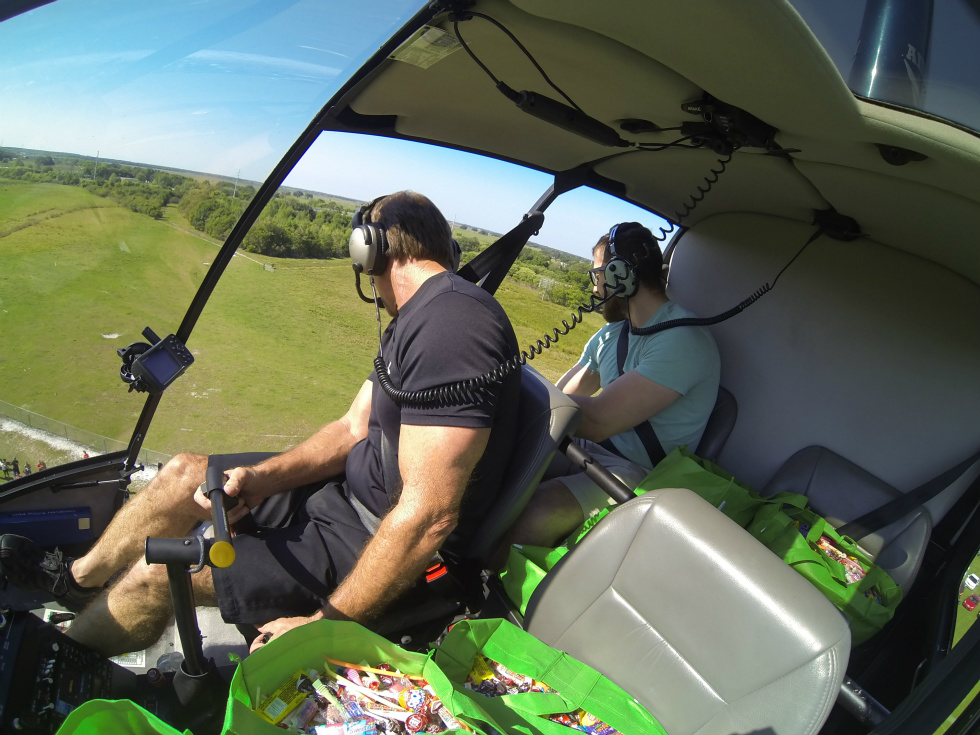 Golf Ball and Easter Candy Drops  Red Dog Helicopters 