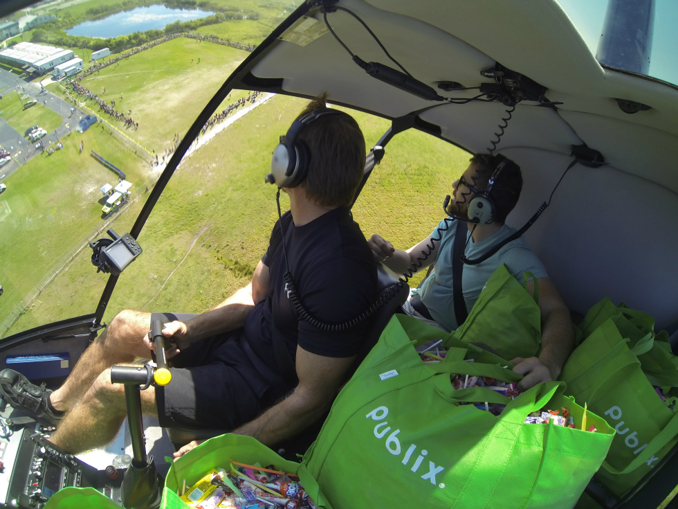 Golf Ball and Easter Candy Drops  Red Dog Helicopters 