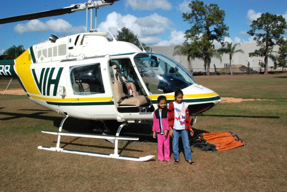 BAPS Children's Charity Red Dog Helicopters 